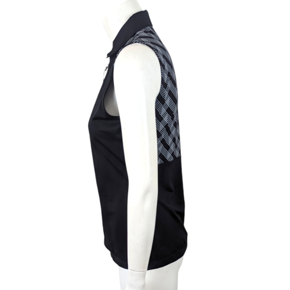 EPNY Golf Polo Sleeveless NEW Womens Small Black Zip Neck Tank Top EP New York - Picture 5 of 11